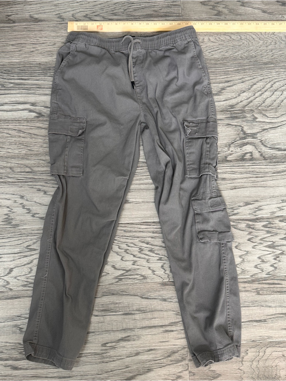 Bluenotes Gray Cargo Pants with Utility Pockets